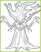 arbre halloween