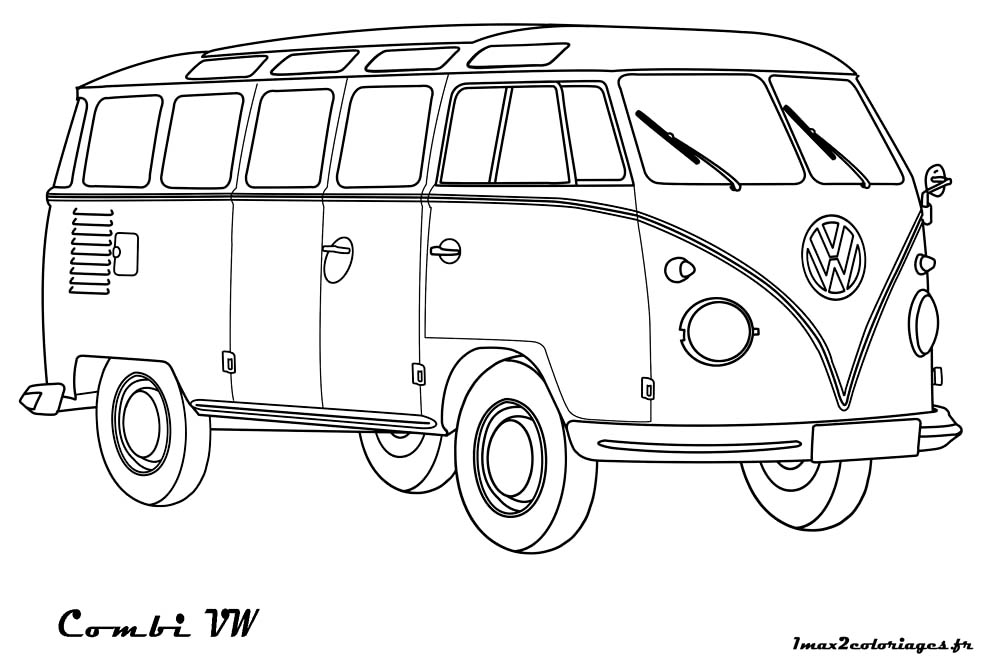 dessin Combi Volkswagen