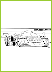 Dessin Mazda 787B 