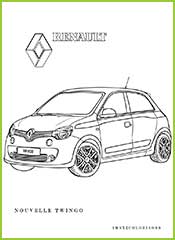 coloriage twingo