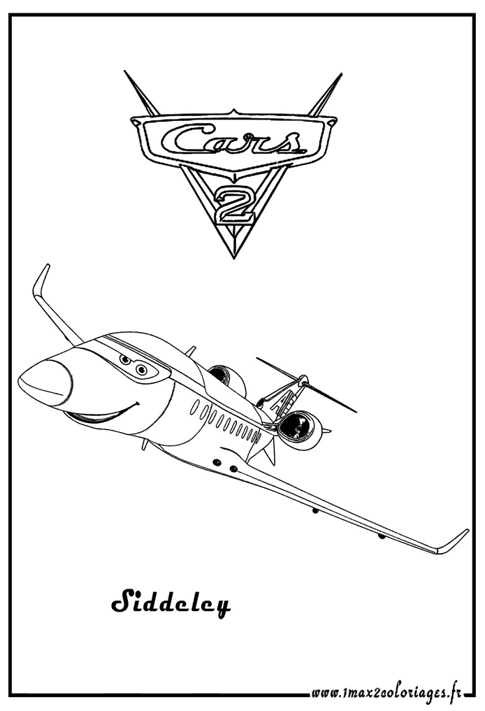 Siddeley cars2 coloriage