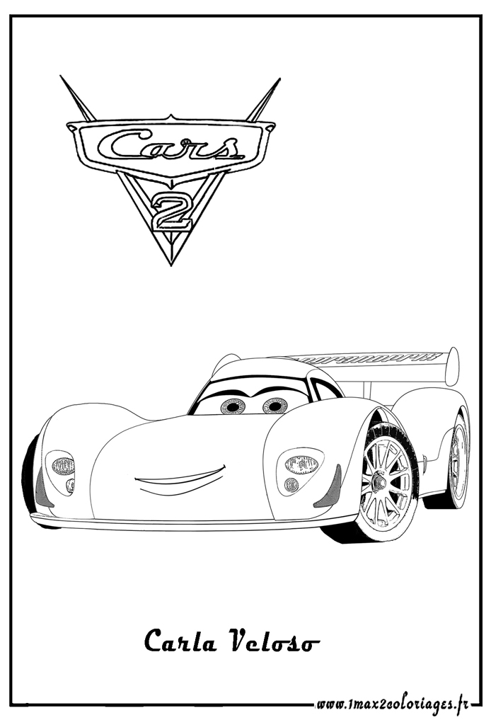 Carla Veloso cars2 coloriage