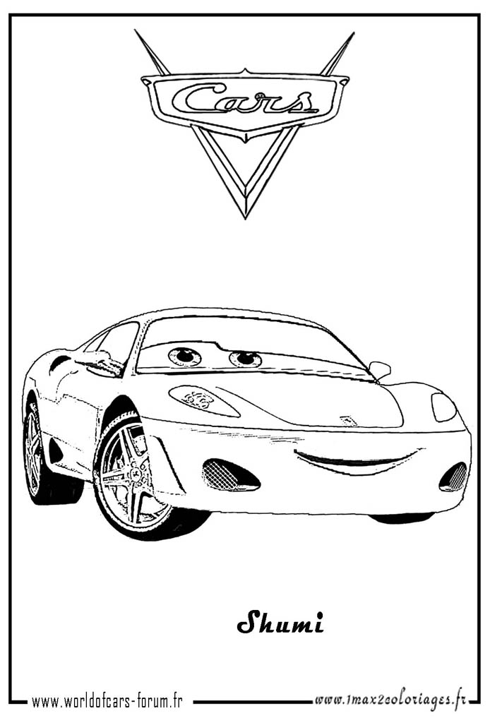 shumi cars1 coloriage