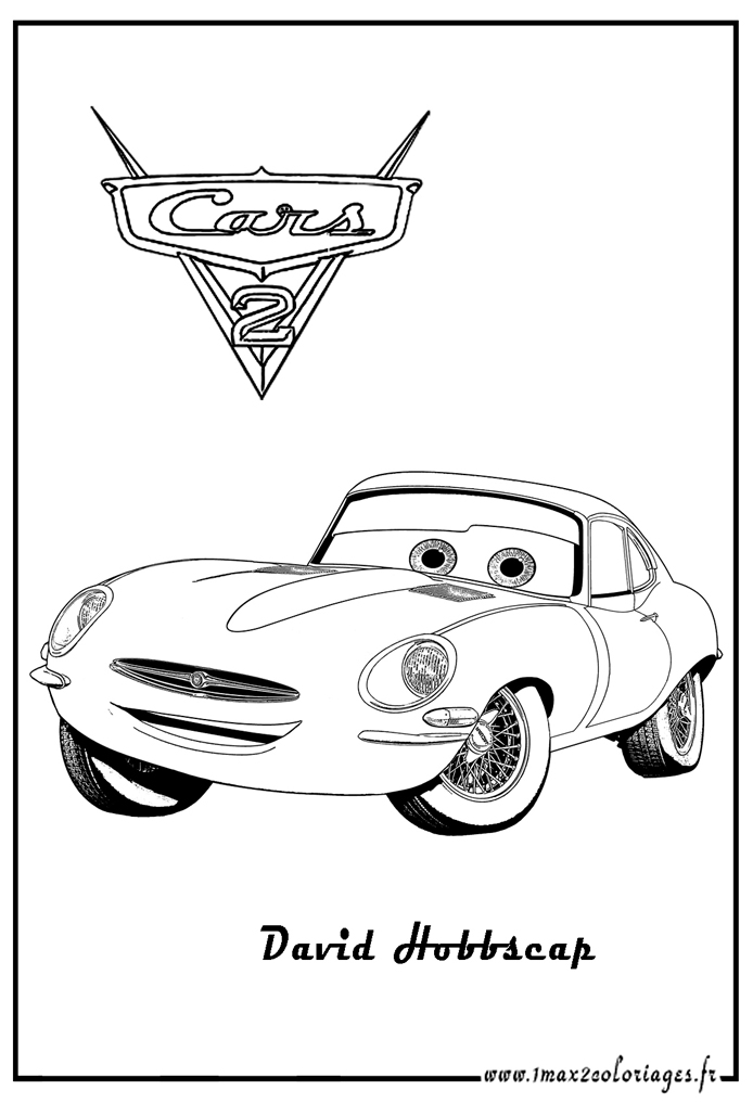 David Hobbscap cars2 coloriage