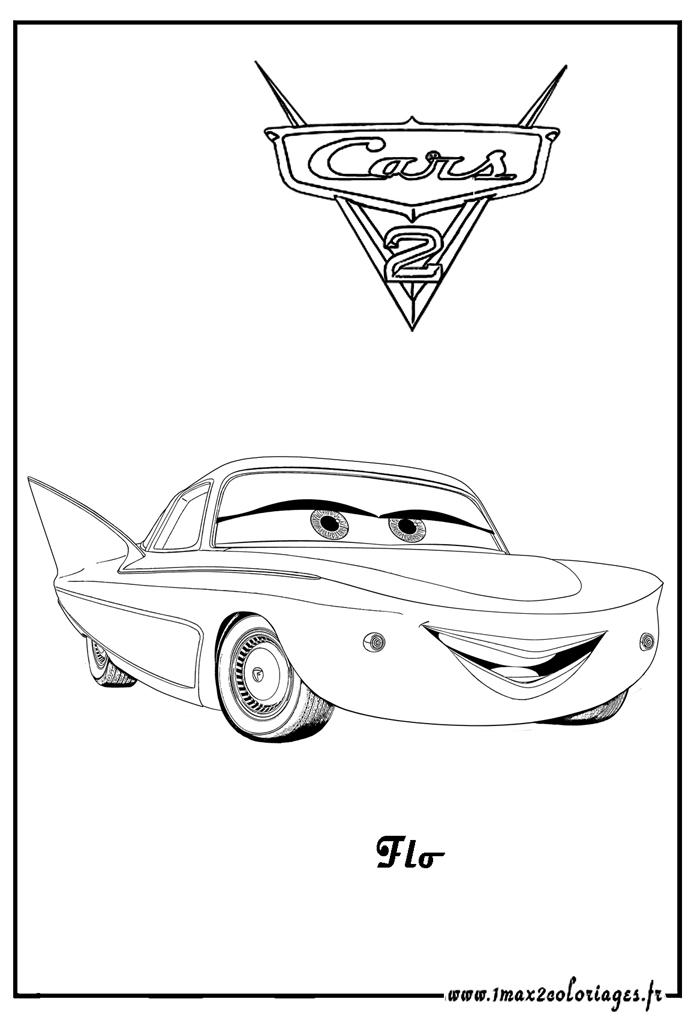 flo cars2 coloriage