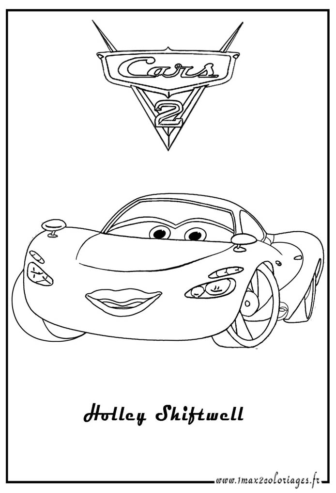 Holley Shiftwell cars2 coloriage