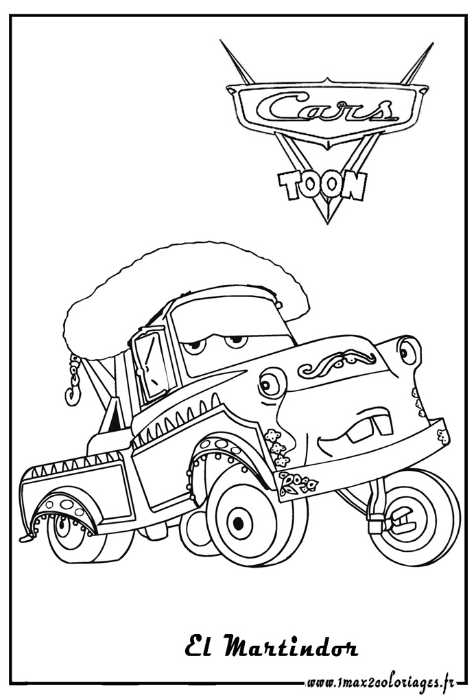 El Martindor cars2 coloriage