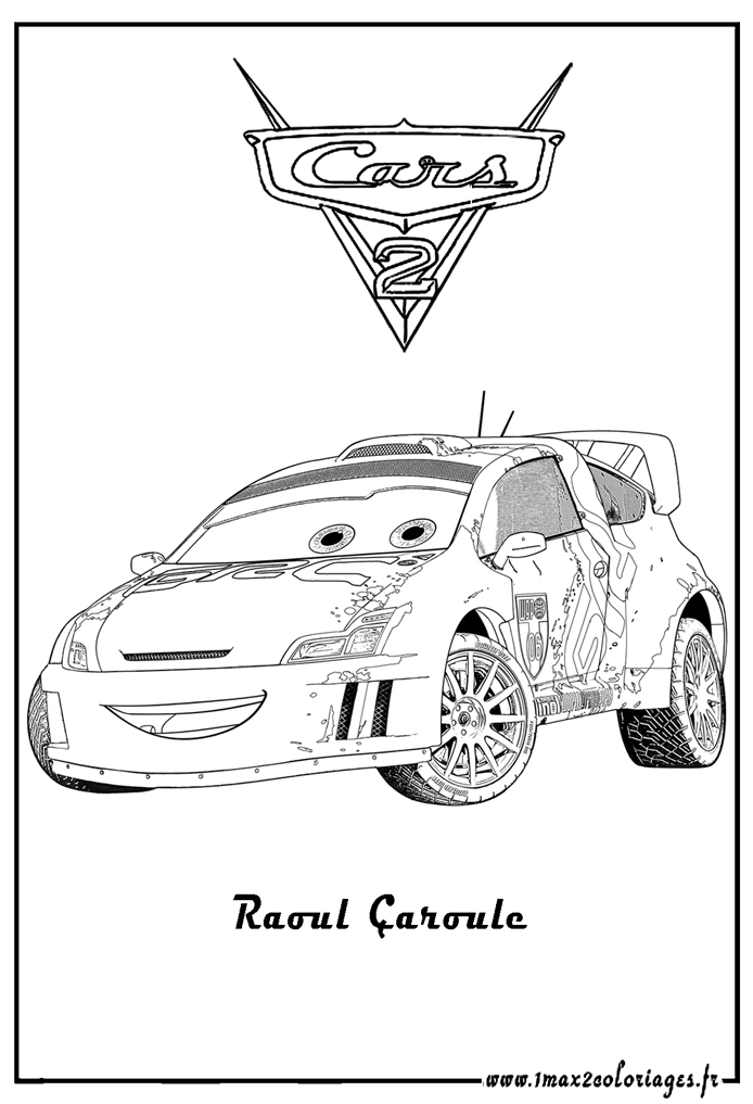 David Hobbscap cars2 coloriage