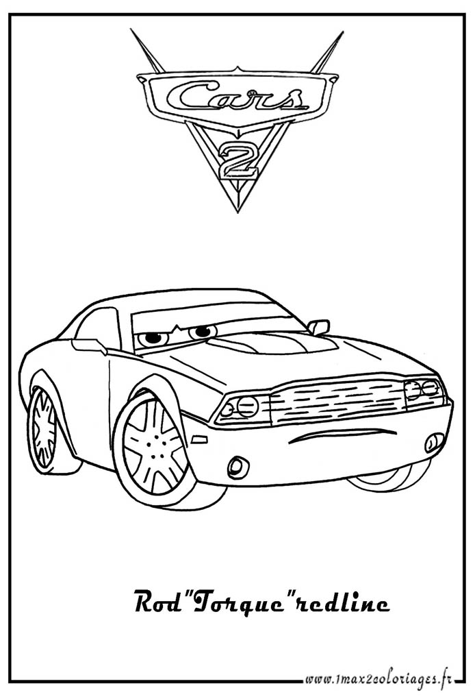 Rod Torque Redline cars 2 coloriage