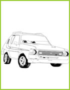 coloriage cars 2 grem