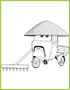 zen master cars2 coloriage