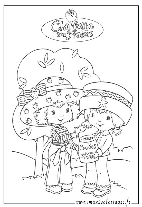 Coloriage Charlotte Au Fraise A Imprimer Gratuit