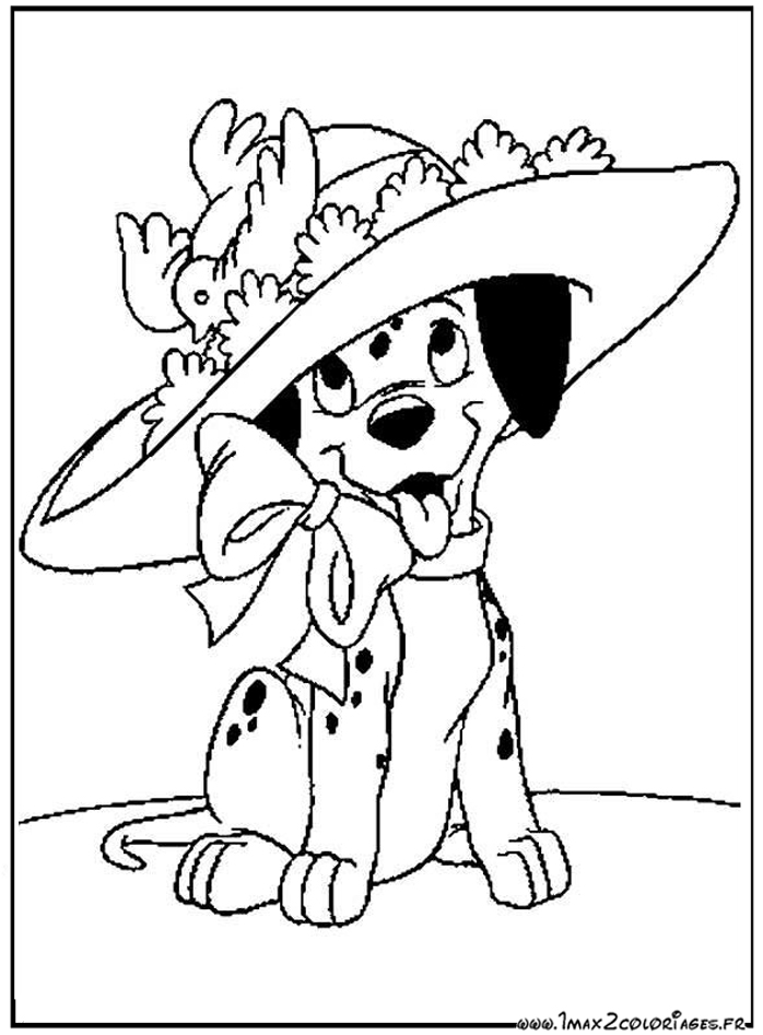 coloriage 101 dalmatiens