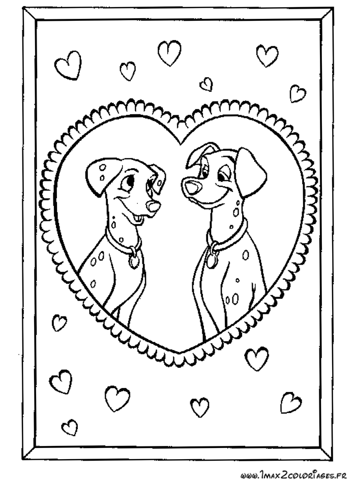Coloriage 101 Dalmatiens A Imprimer