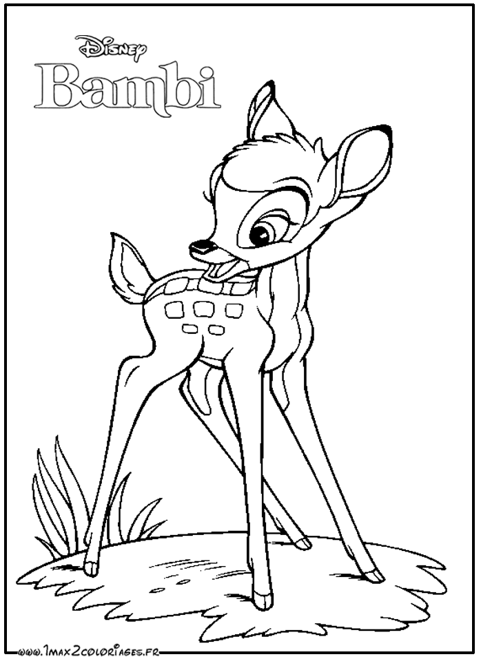 coloriages Bambi 