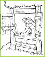 coloriage la belle au bois dormant