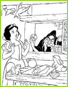 coloriage Blanche-Neige