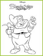 coloriage nain