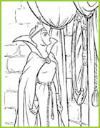 coloriage blanche neige belle-mere