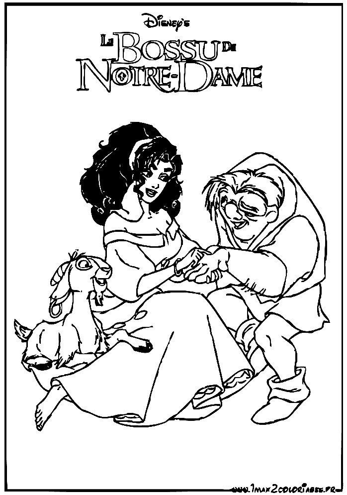 Coloriage De Notre Dame