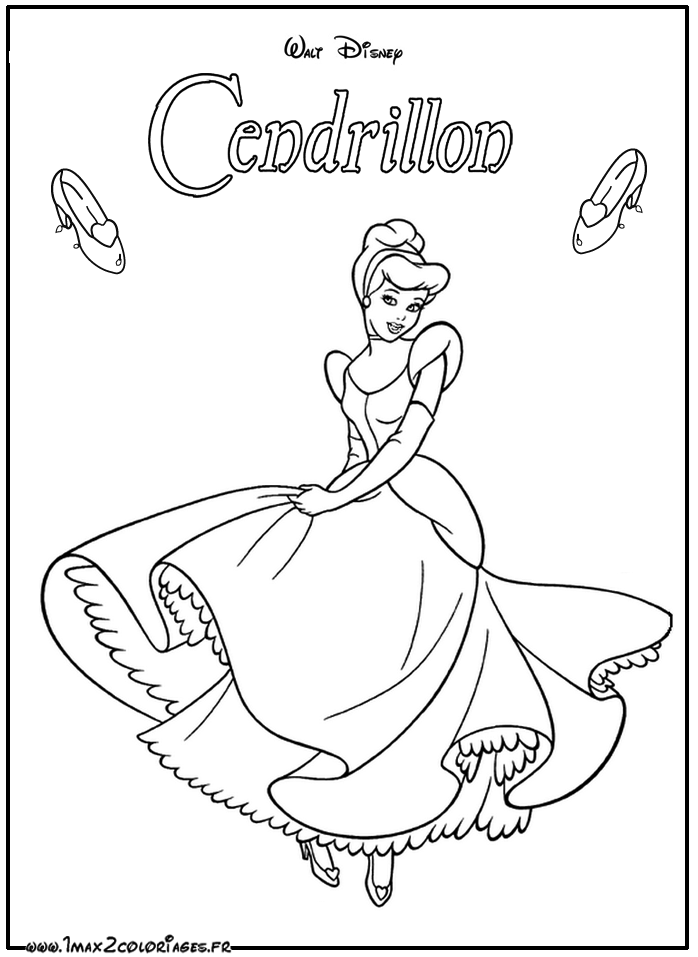 coloriage Cinderella