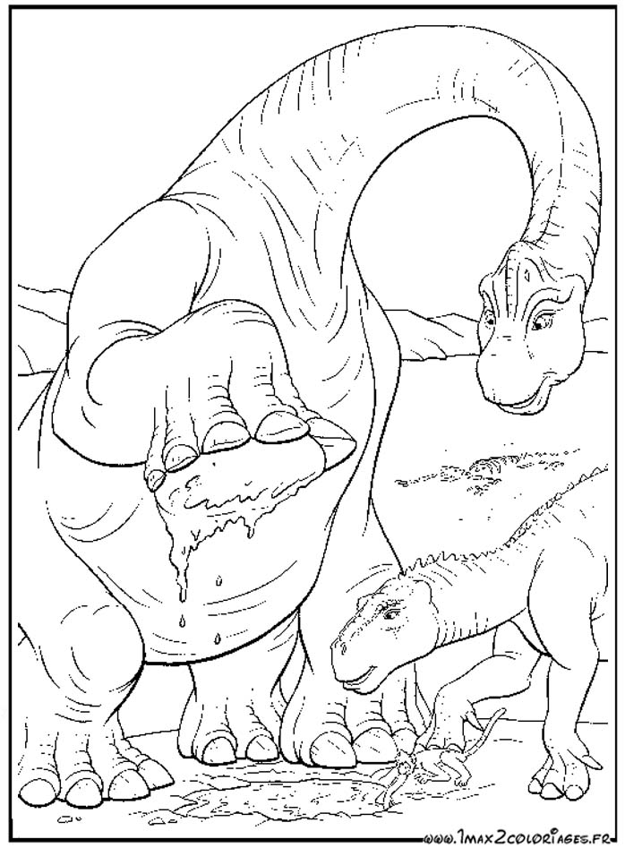 coloriage Dinosaure