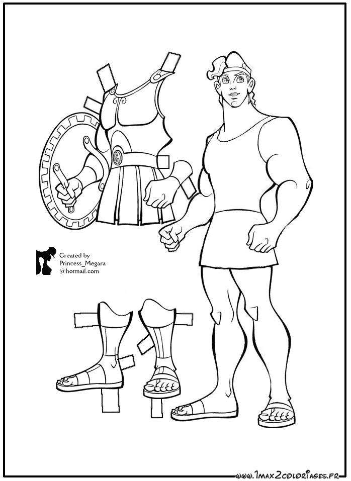 coloriage hercule
