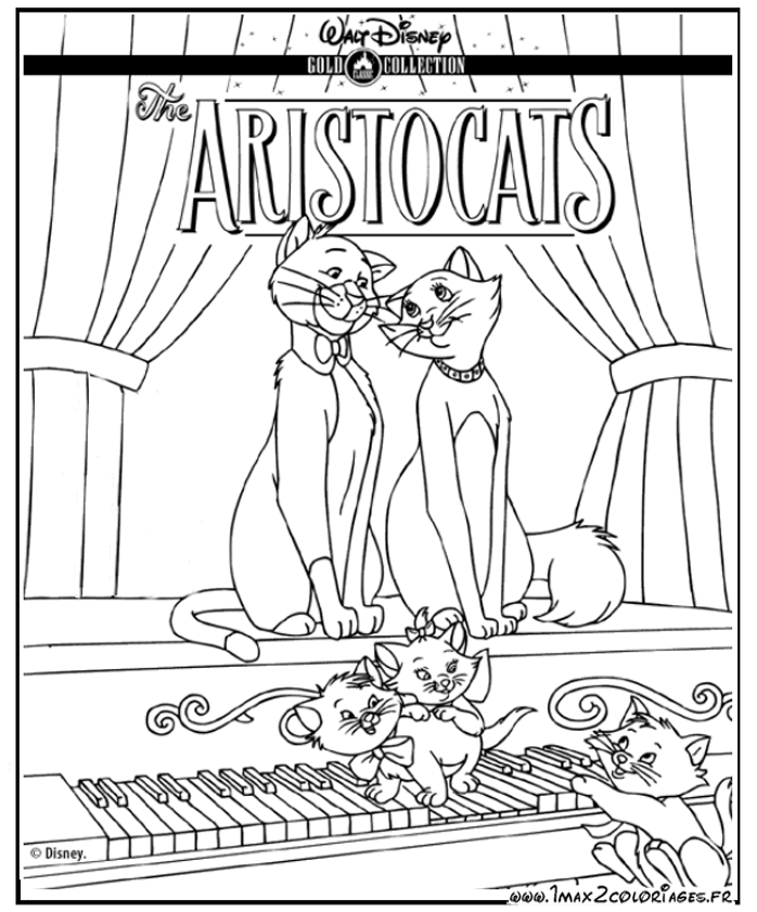 Coloring The Aristocats