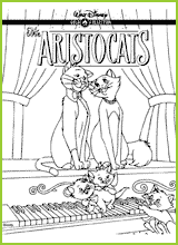 coloring the aristocats