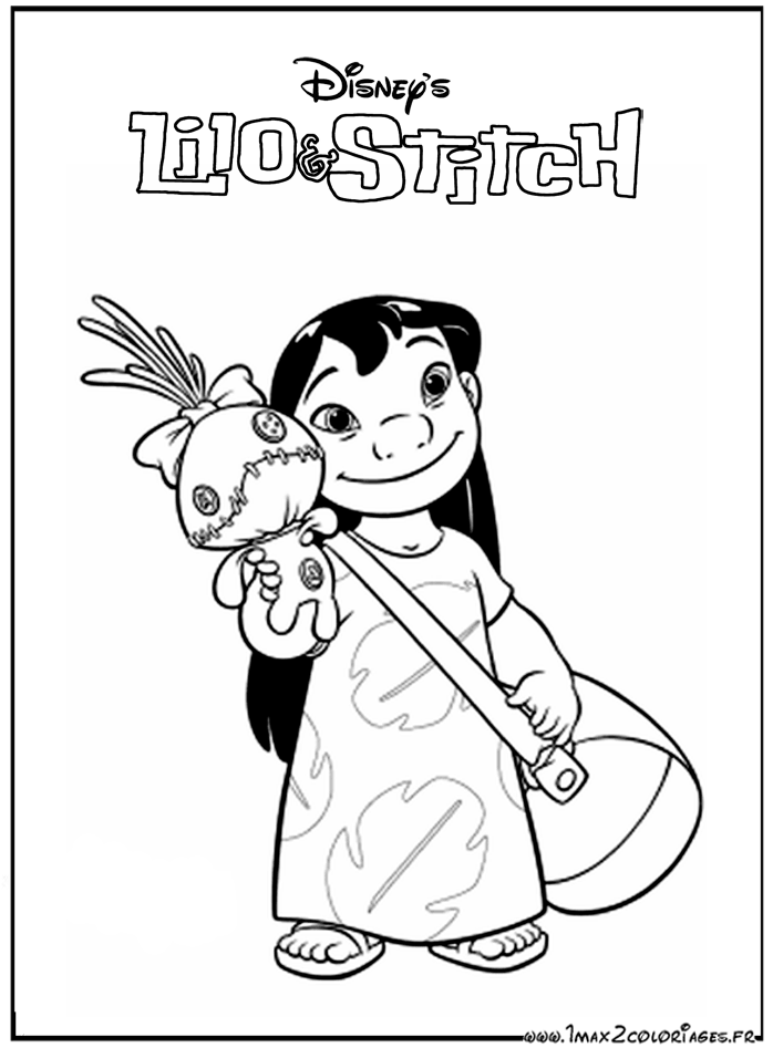 coloriage Lilo et Stitch 1 et 2