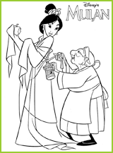 Mulan et sa grand-mère fa sont tres proches