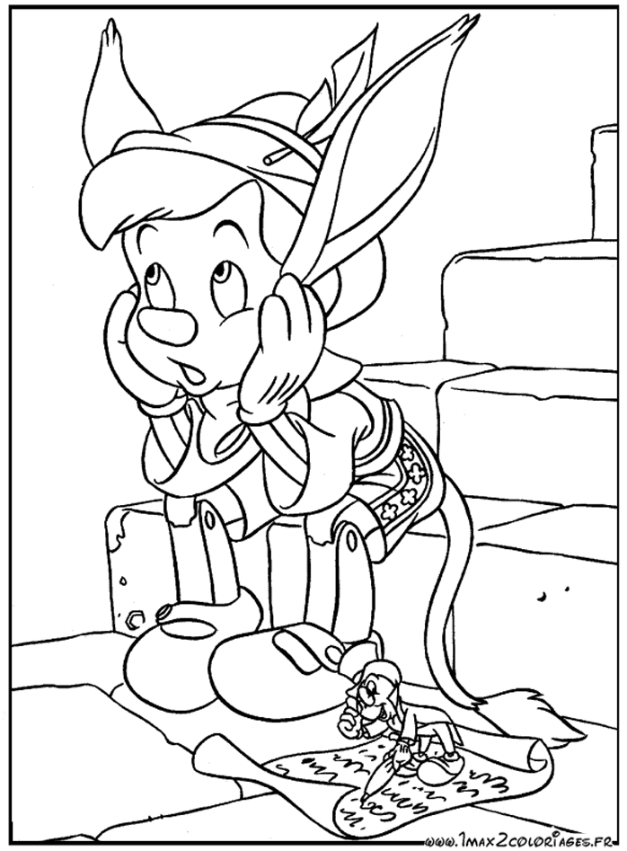 coloriage Pinocchio