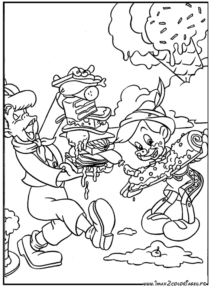 coloriage Pinocchio