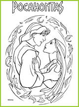 Coloriage A Imprimer Pocahontas