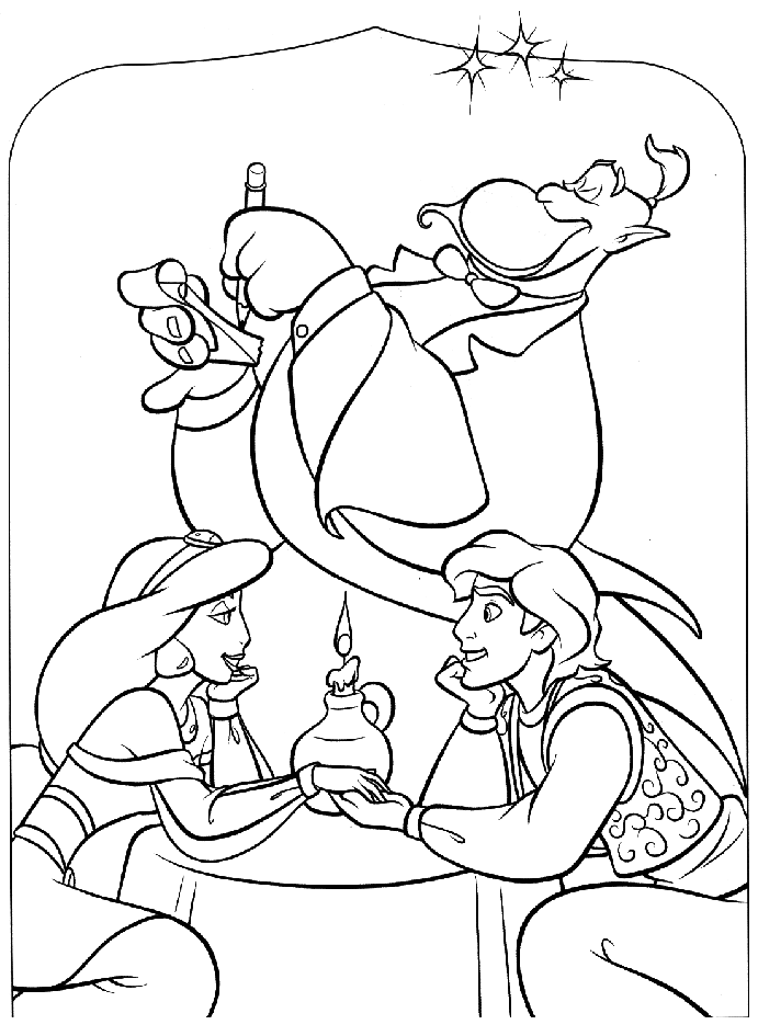 aladdin jasmin genie