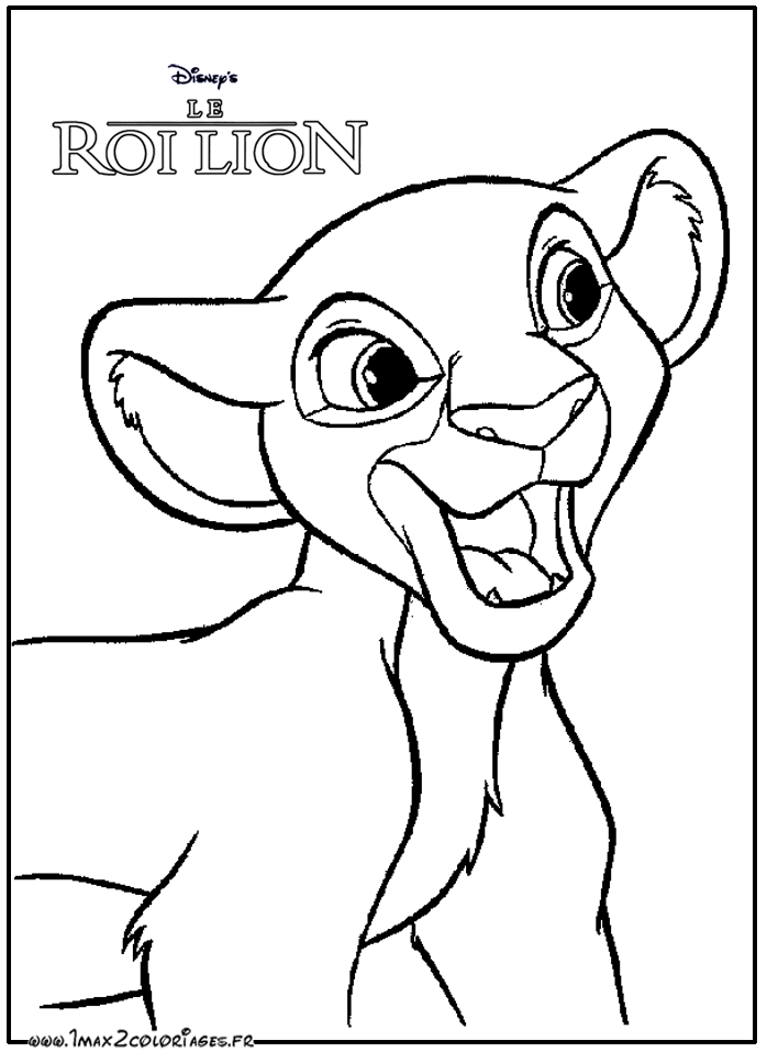 coloriages Simba
