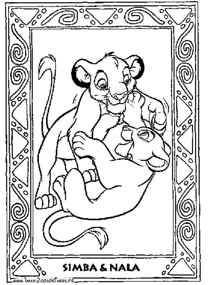 Lion Coloriage A Imprimer