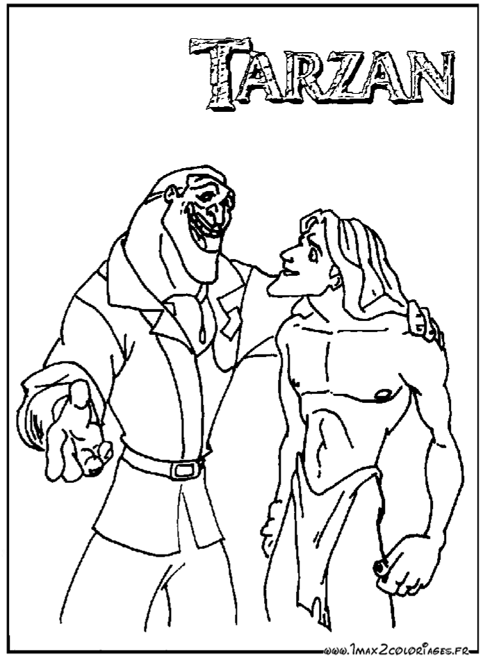 coloriage Tarzan