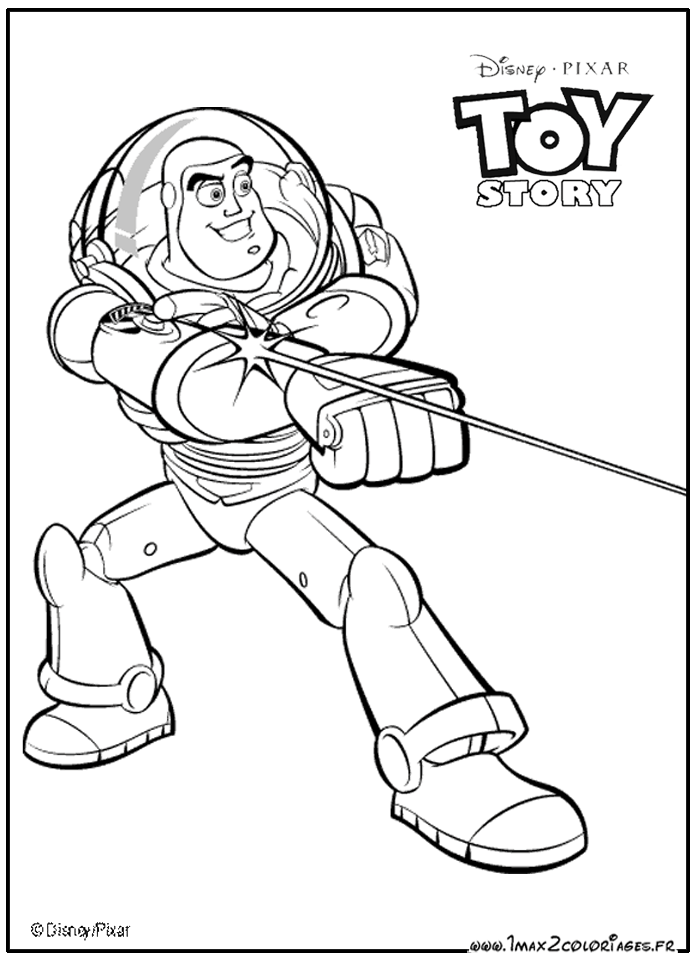 coloring page Buzz Lightyear