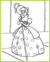 coloriage toy story 1 bo peep