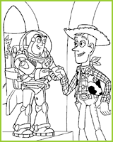 coloriage toy story 1 woody et buzz