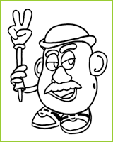 coloriage toy story 1 mr patate