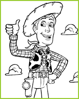 coloriage toy story 1 woody
