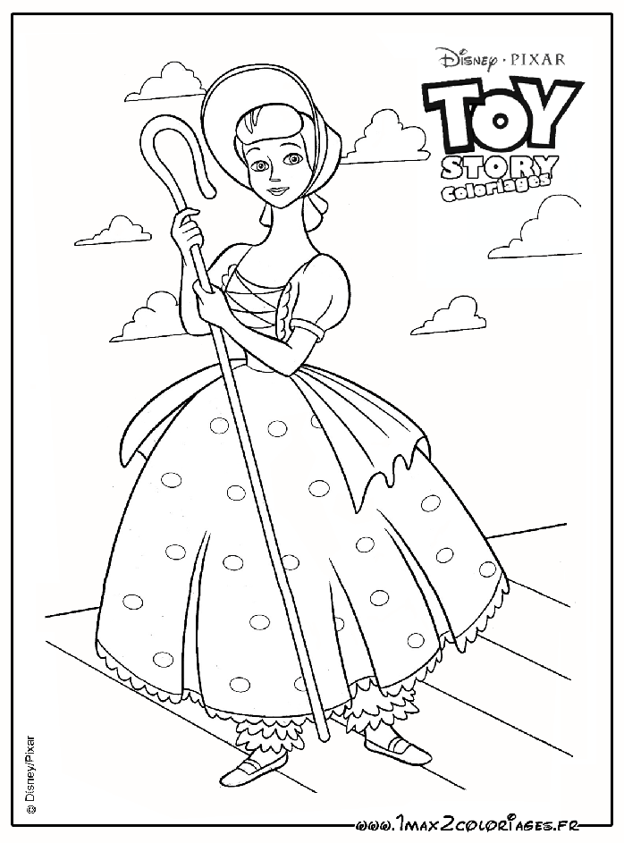 coloriages bo peep