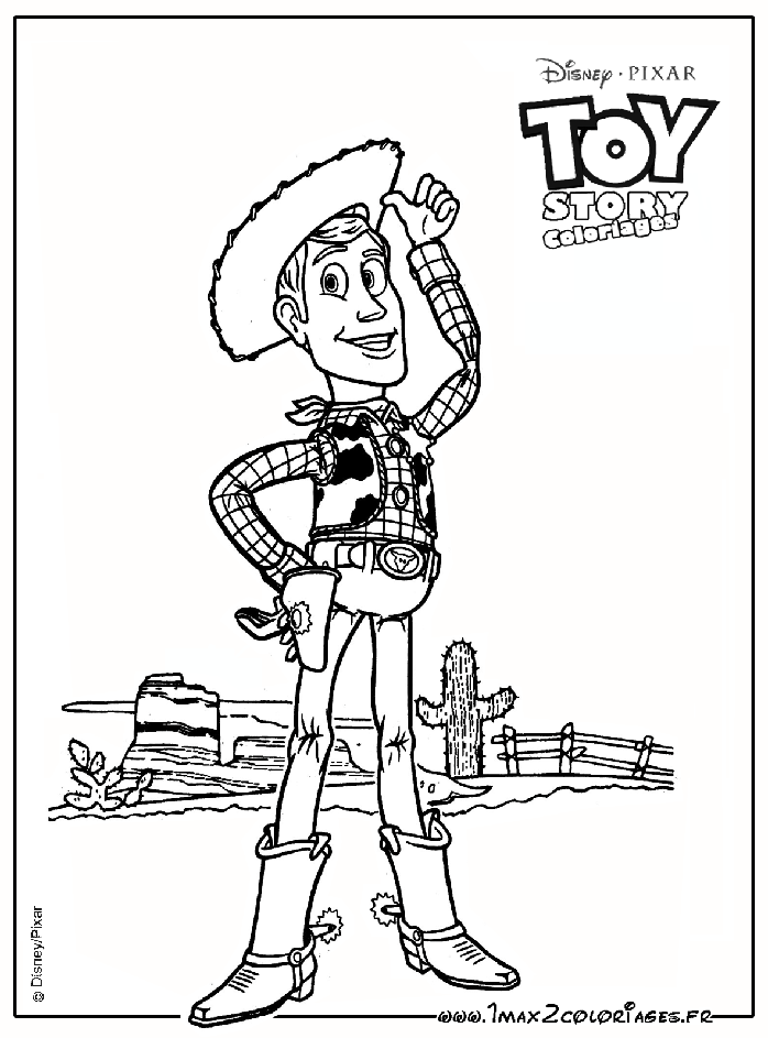coloriages Woody