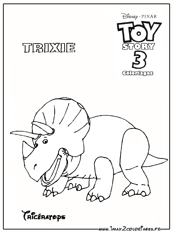 Trixie le Tricératops
