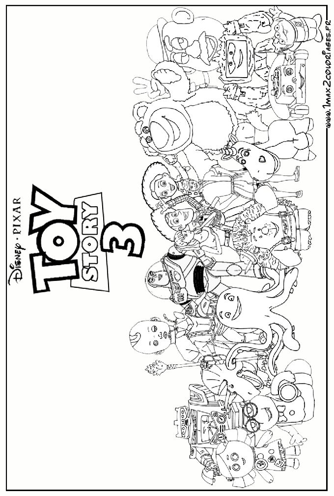 Toy Story 3 Photo de famille des personnages