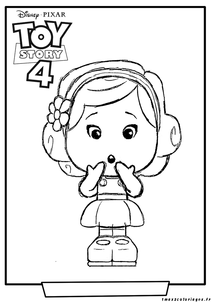 coloriages Giggle McDimples toy story4