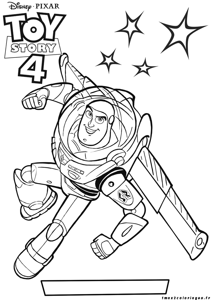 coloriages buzz l'eclair toy story4