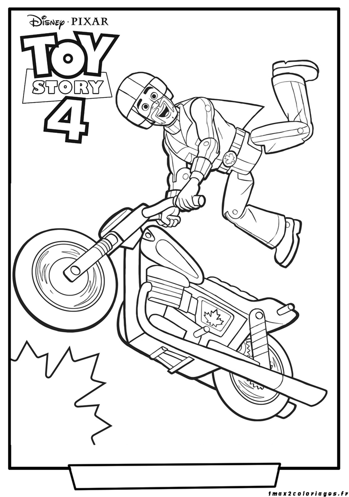coloriages Duke Caboom toy story4